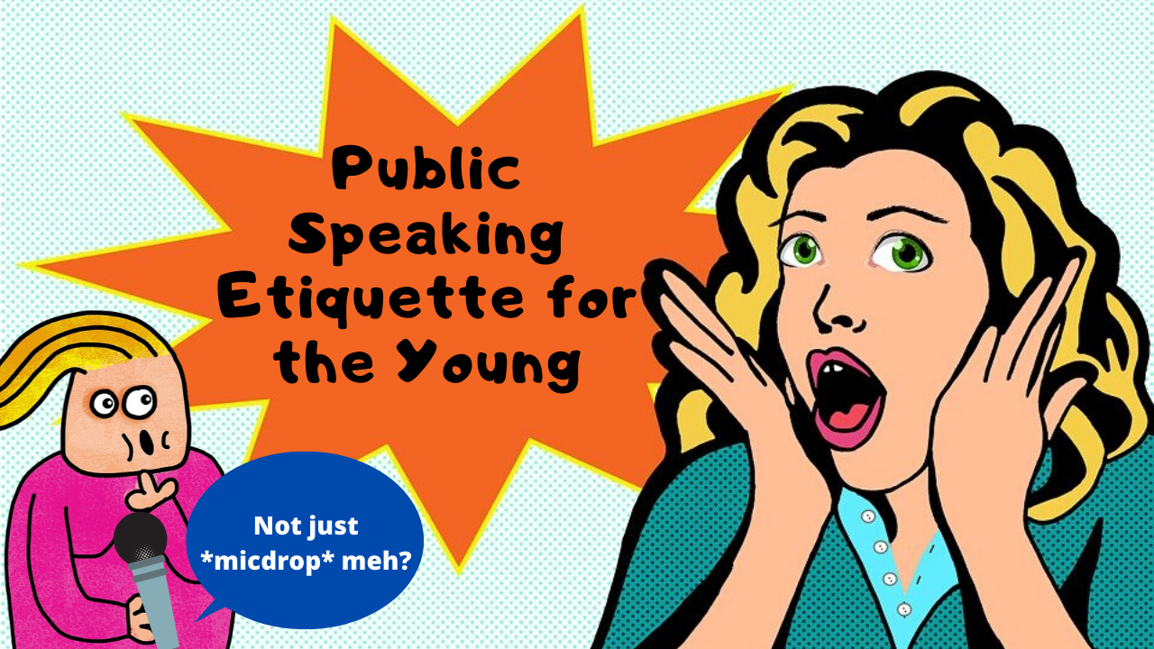 Remember to Say, Thank You! Public Speaking Etiquette for the Young